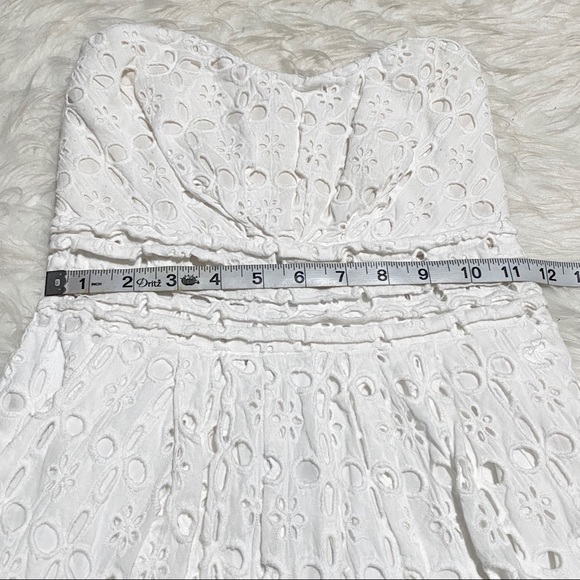 AMERICAN RAG White Strapless Mini Dress - Picture 2 of 6